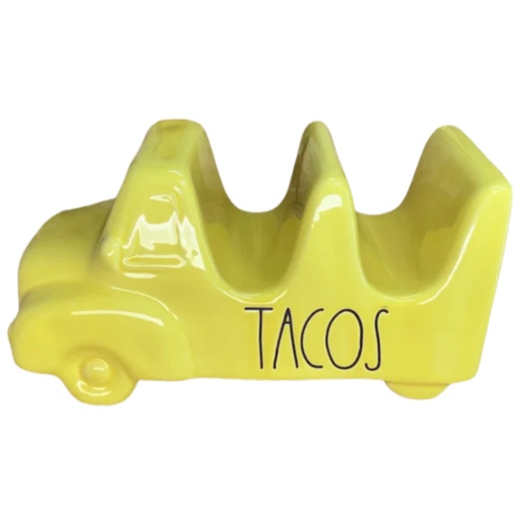 Rae Dunn "TACOS" Truck Taco Holder